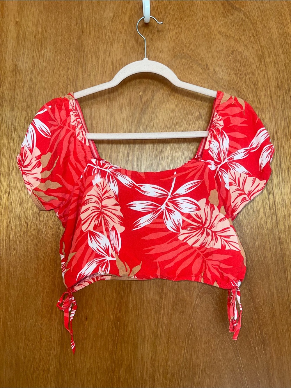 Roxy Dear Amor Short Sleeve Crop Top